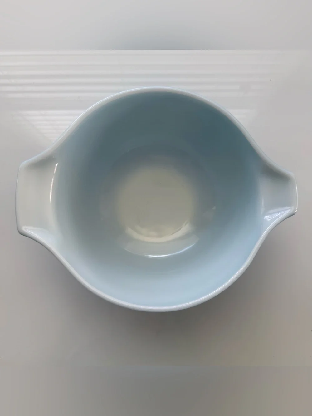 Vintage Pyrex Snowflake Garland Blue/White Cinderella Mixing Bowl - Set of 4